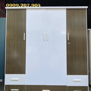 3afe10c91f0bda55831a Tủ quần áo nhựa Đài Loan 4 cánh