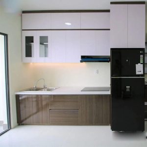 Tủ bếp nhựa Ecoplast chữ I