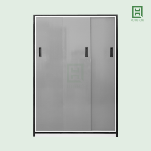 DL3CL (1) Tủ Quần Áo Nhựa Đài Loan 3 Cánh Lùa