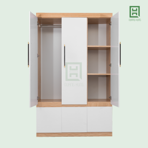 E3CM2HA-AT&A12 (3) Tủ Quần Áo Nhựa Ecoplast 3 Cánh Mở + 2 Hộc Âm