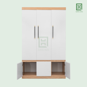 E3CM2HA-AT&A12 (4) Tủ Quần Áo Nhựa Ecoplast 3 Cánh Mở + 2 Hộc Âm