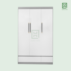 E3CM2HA-AT&S8 (1) Tủ Quần Áo Nhựa Ecoplast 3 Cánh Mở + 2 Hộc Âm