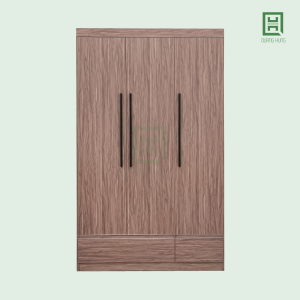 E3CM2HA-LUX26 (1) Tủ Quần Áo Nhựa Ecoplast 3 Cánh Mở + 2 Hộc Âm