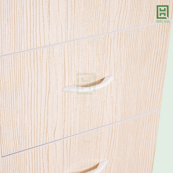 DL2CM5H-K (9) Tủ Quần Áo Nhựa Đài Loan 2 Cánh Mở + 5 Hộc Kéo