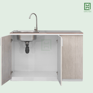 TBDL3CM (3) Tủ Bếp Nhựa Đài Loan 3 Cánh Mở