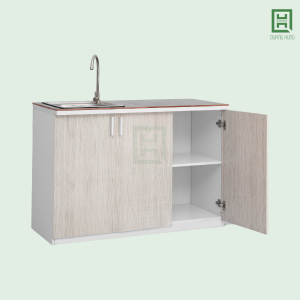 TBDL3CM (4) Tủ Bếp Nhựa Đài Loan 3 Cánh Mở