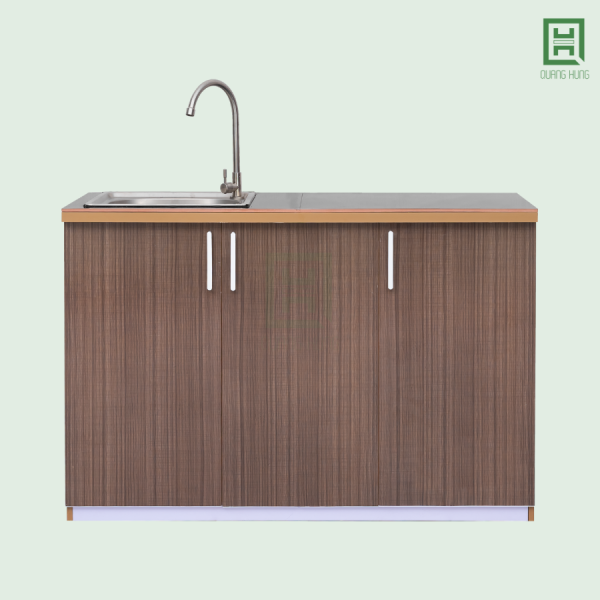 TBDL3CM (5) Tủ Bếp Nhựa Đài Loan 3 Cánh Mở