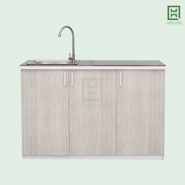 TBDL3CM Tủ Bếp Nhựa Đài Loan 3 Cánh Mở