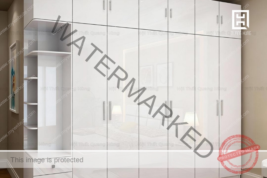 Tủ áo nhựa Picomat cánh Acrylic