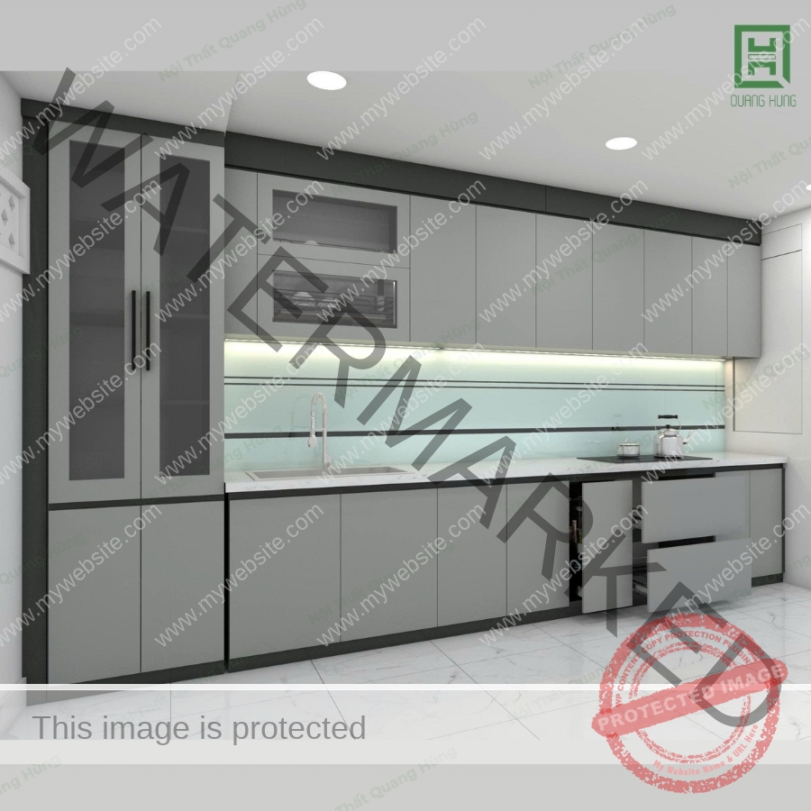 Tủ Bếp Nhựa Ecoplast - TCETB02