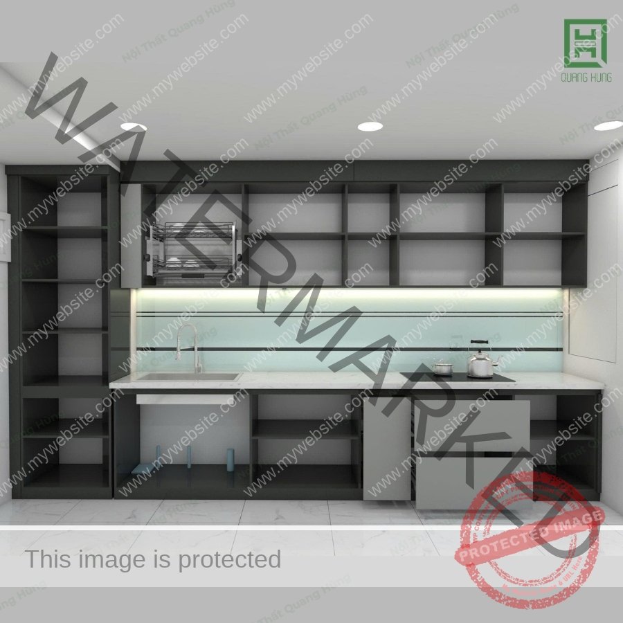 Tủ Bếp Nhựa Ecoplast - TCETB02