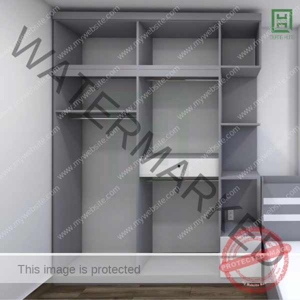 Tủ Quần Áo Nhựa Ecoplast - TCETQA08