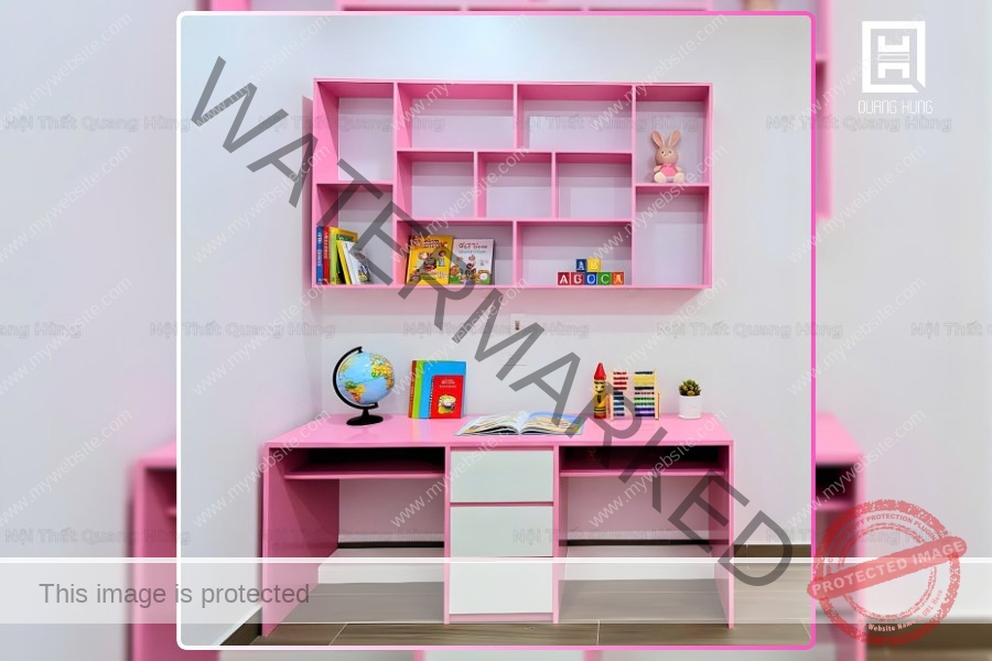 Bàn học nhựa cho bé gái từ nhựa Ecoplast