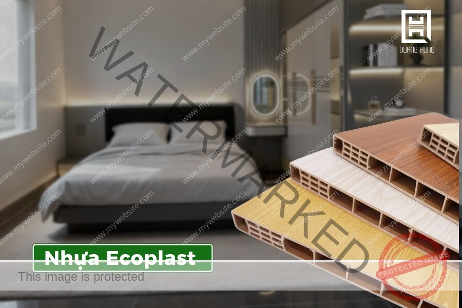 Nhựa Ecoplast được ứng dụng phổ biến trong thi công giường ngủ