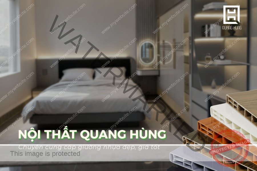 Mua giường nhựa tại Nội Thất Quang Hùng