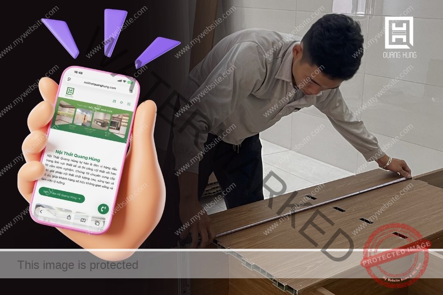 Nội Thất Quang Hùng đơn vị thiết kế - thi công phòng ngủ màu trắng