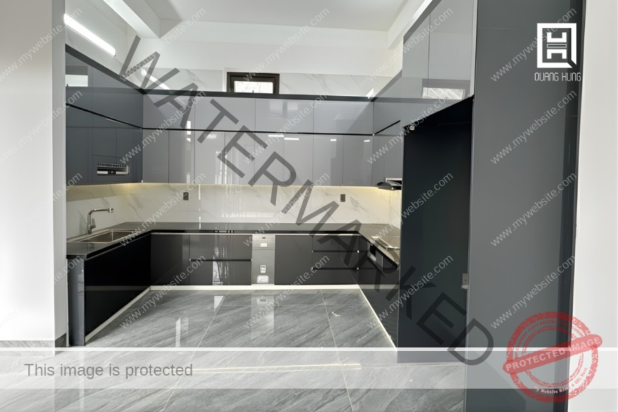 Thiết kế nội thất phòng bếp chữ U