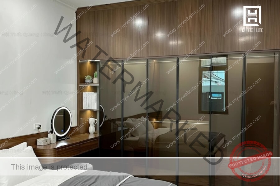 Mẫu tủ quần áo nhựa cánh lùa 