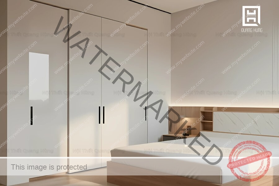 Tủ quần áo nhựa âm tường