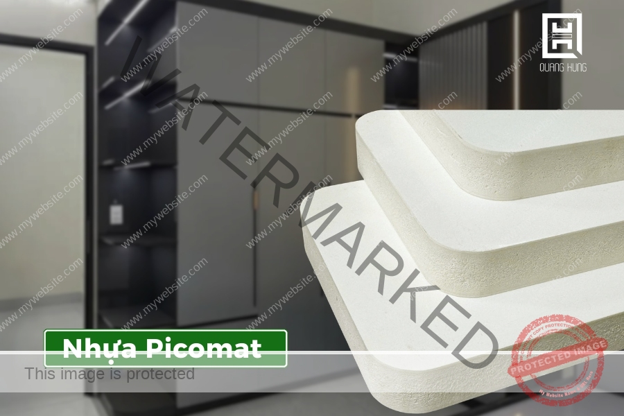 Nhựa Picomat làm tủ quần áo 