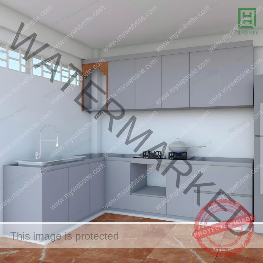 Tủ Bếp Nhựa Ecoplast - TCETB05