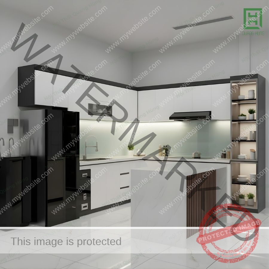 Tủ Bếp Nhựa Ecoplast - TCETB07