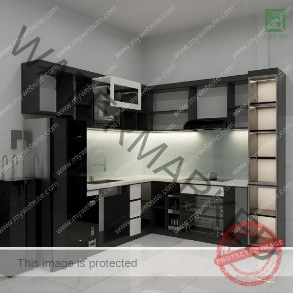 Tủ Bếp Nhựa Ecoplast - TCETB07