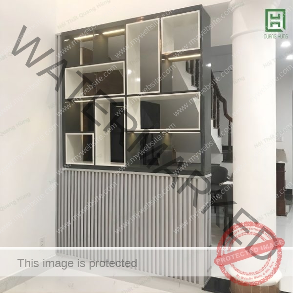 Vách Ngăn Phòng Khách Nhựa Ecoplast - TCEVN01