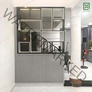 Vách Ngăn Phòng Khách Nhựa Ecoplast - TCEVN01