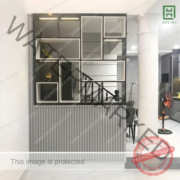 Vách Ngăn Phòng Khách Nhựa Ecoplast - TCEVN01