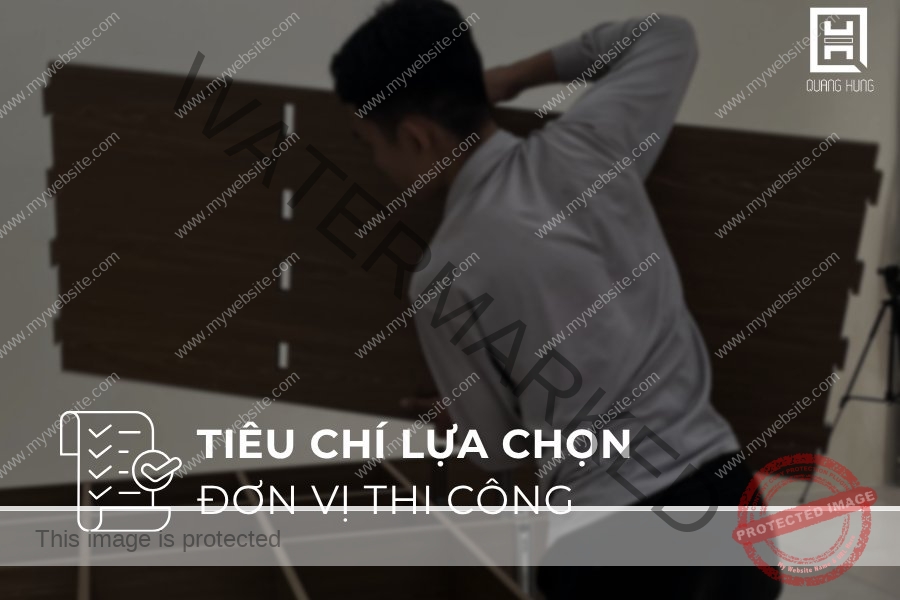Tiêu chí lựa chọn đơn vị thi công nội thất chung cư uy tín