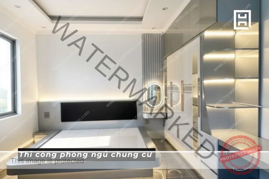 Thi công phòng ngủ chung cư