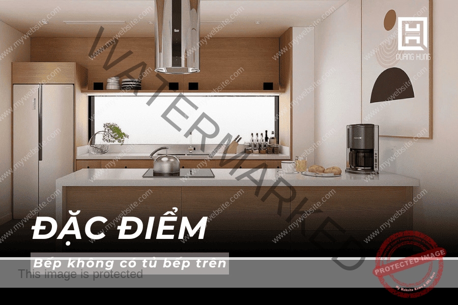 Đặc điểm của bếp không có tủ bếp trên