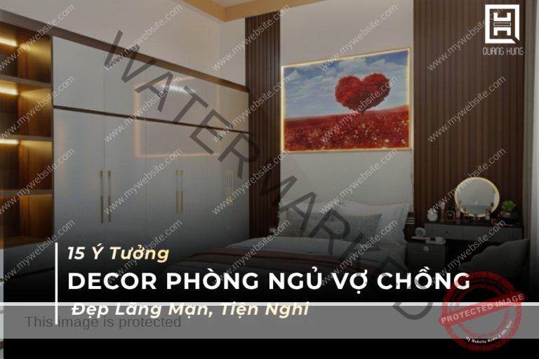 Decor phòng ngủ vợ chồng