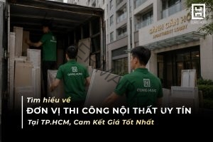 Đơn vị thi công nội thất uy tín