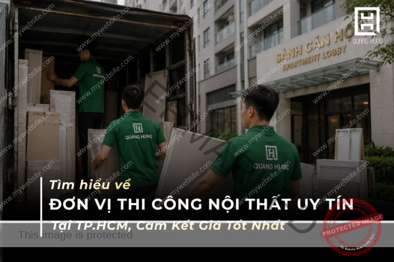 Đơn vị thi công nội thất uy tín