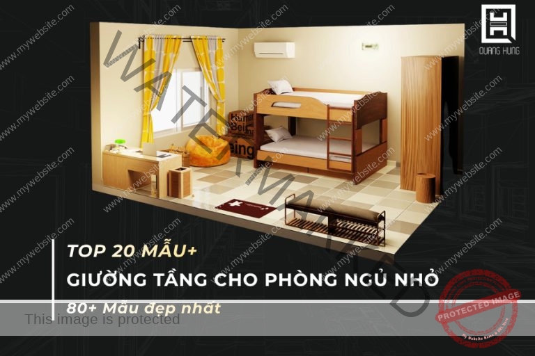 Mẫu giường tầng cho phòng ngủ nhỏ