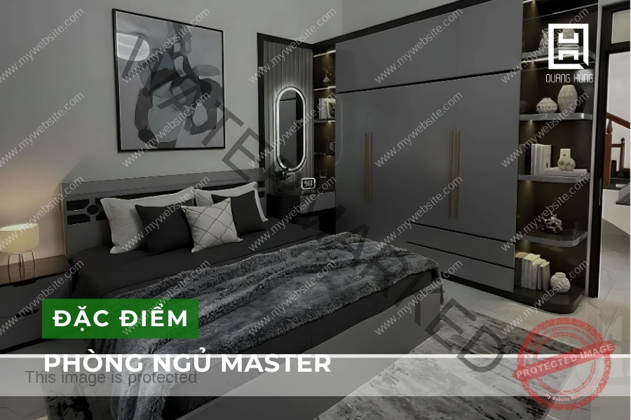 Đặc điểm phòng ngủ master