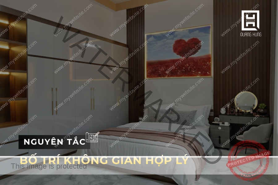 Bố trí không gian hợp lý