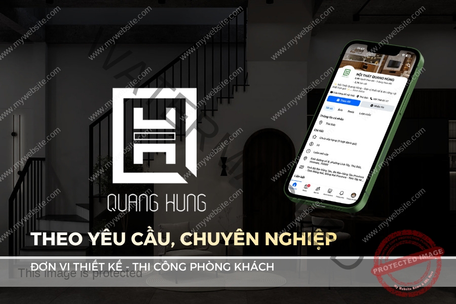 Nội Thất Quang Hùng - Đơn vị chuyên thiết kế nội thất phòng khách đẹp 