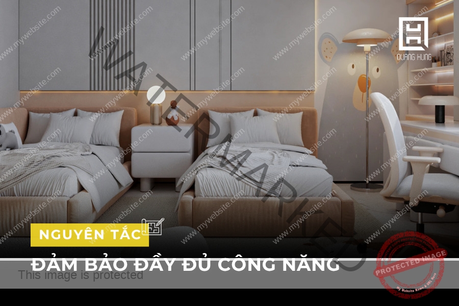 Đảm bảo công năng đầy đủ