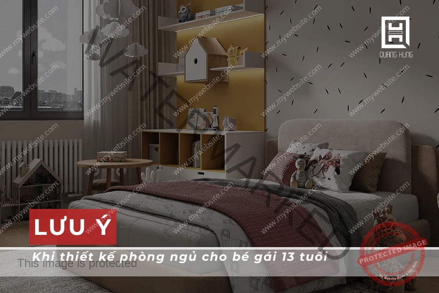 Những lưu ý khi thiết kế phòng ngủ cho bé gái 13 tuổi