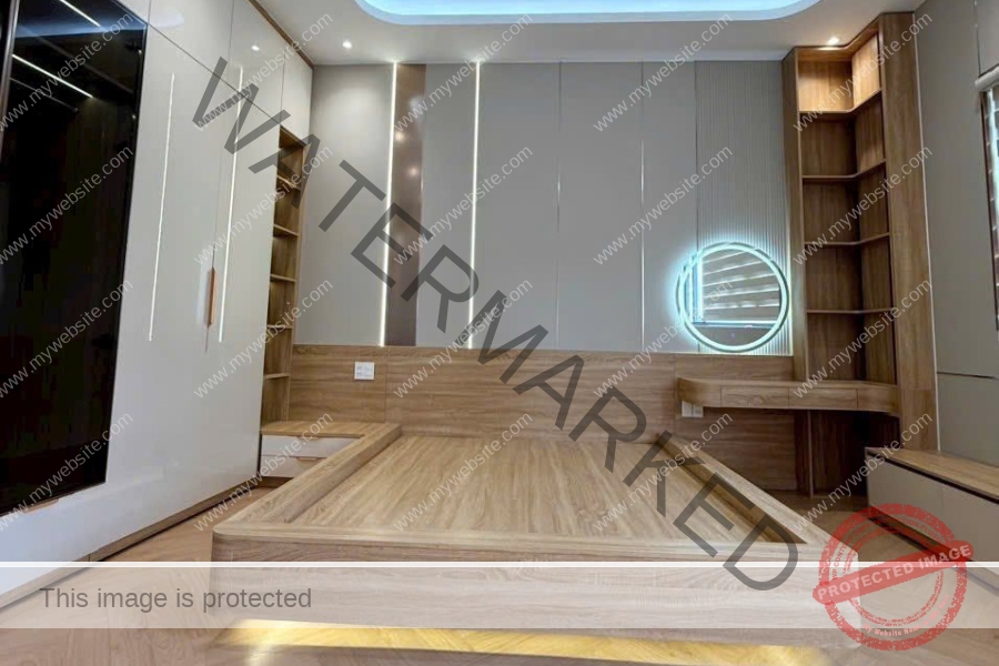 Phòng ngủ giường bệt từ nhựa Ecoplast