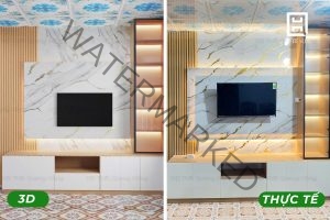 Hệ tủ tivi sang trọng với chất liệu nhựa cao cấp
