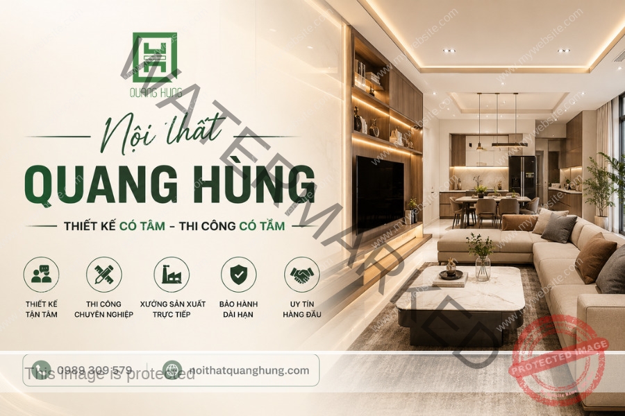 Quang Hùng - Đơn vị chuyên thiết kế, thi công phòng ngủ theo yêu cầu