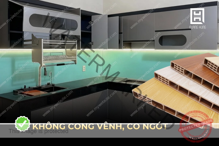 Không cong vênh, co ngót như gỗ công nghiệp