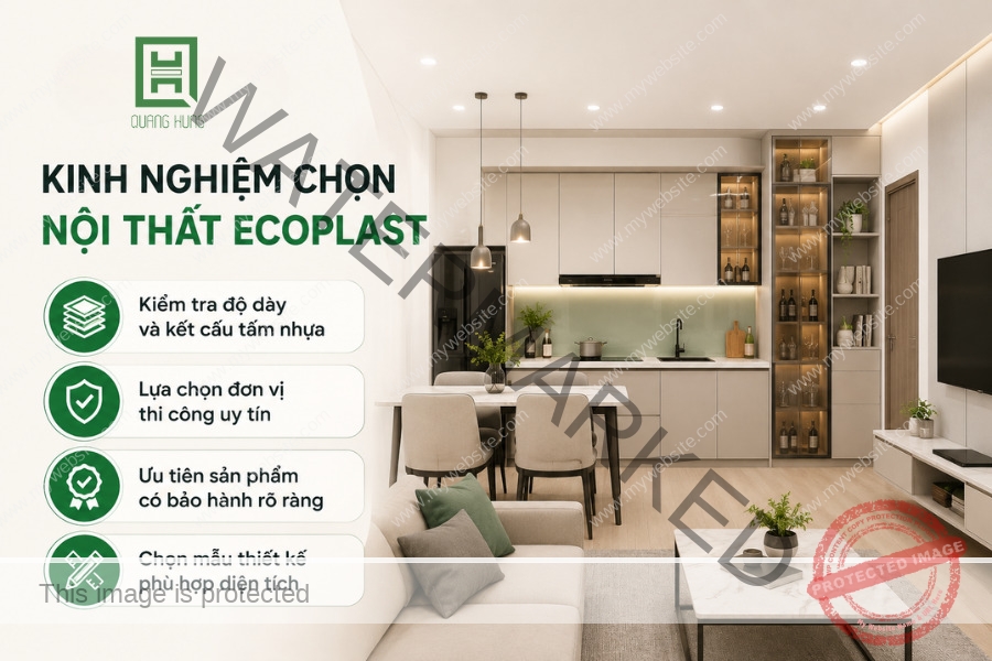 Kinh nghiệm lựa chọn nội thất nhựa Ecoplast chất lượng