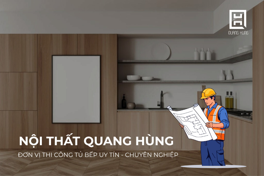 Đơn vị thi công tủ bếp âm tường uy tín tại TP.HCM