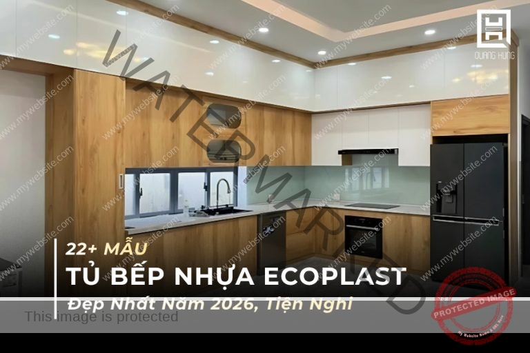 Tủ bếp nhựa Ecoplast