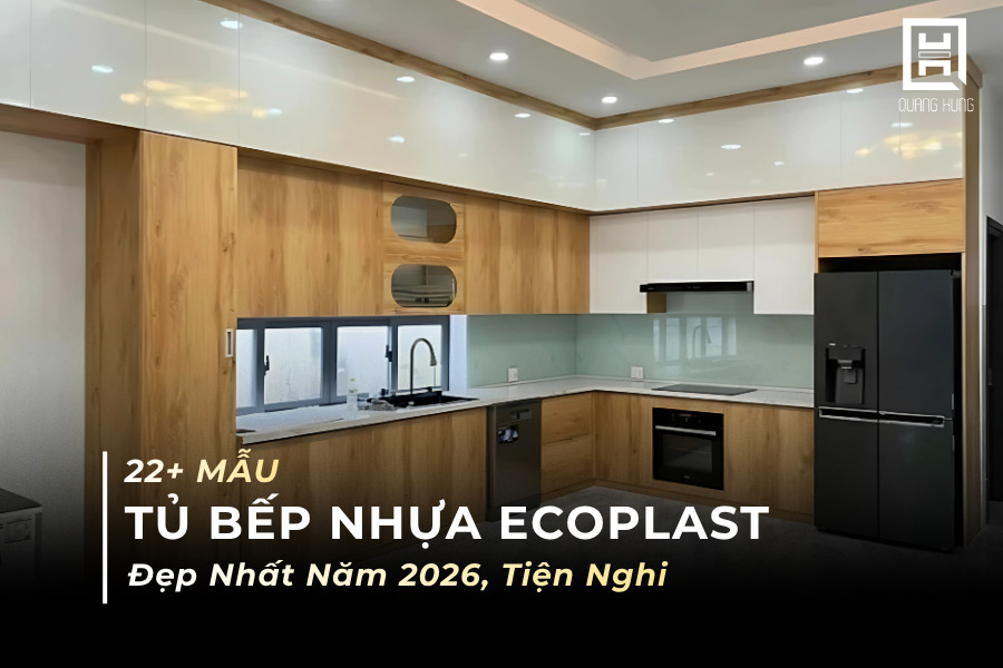 Tủ bếp nhựa Ecoplast